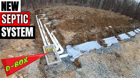 installing a distribution box|septic system d box installation.